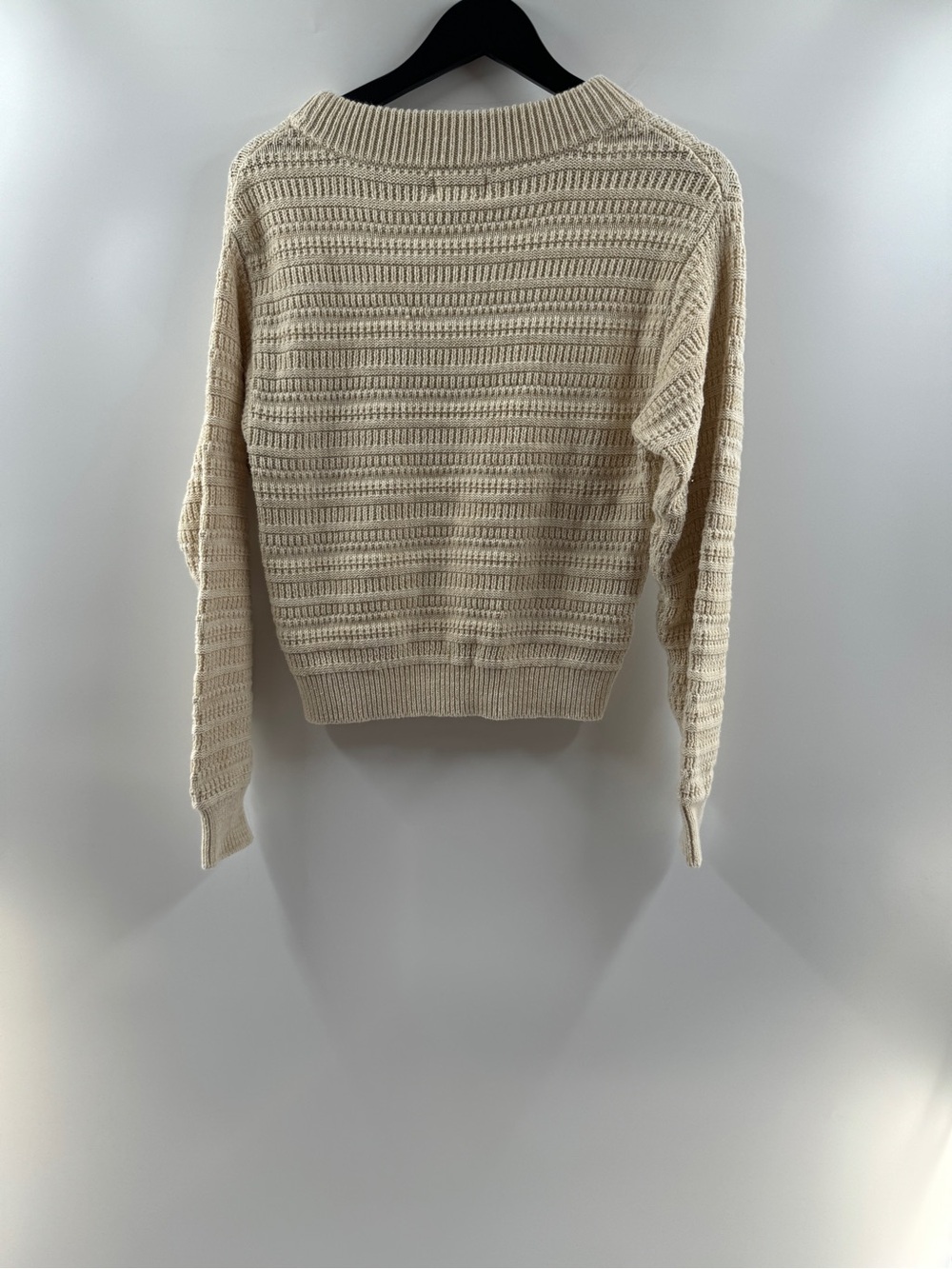 Universal Thread Cream Textured Knit Sweater – Women's XS - Picture 6 of 8